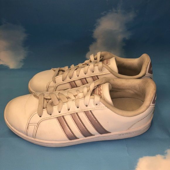 adidas Shoes - ADIDAS Cloudfoam Advantage White Leather